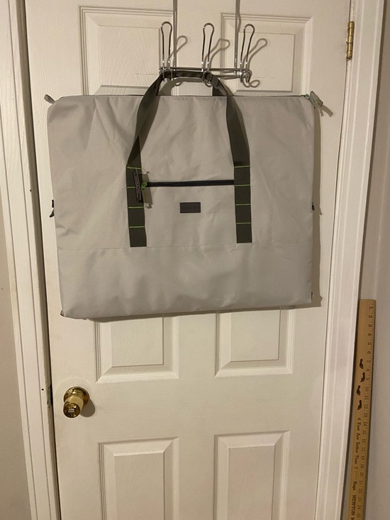 Other - Gray 25 can cooler bag with Green-Trim Handles